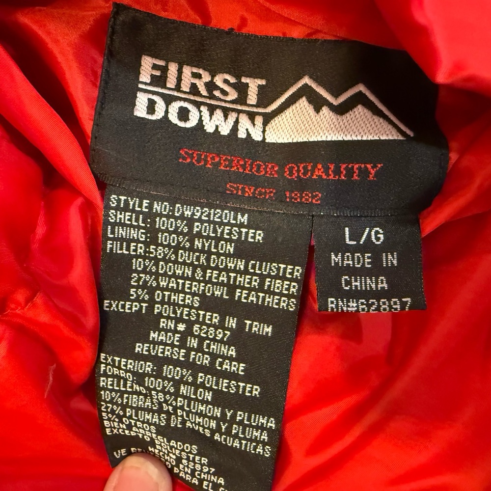 First Down Men's Down Puffer Jacket - image 5